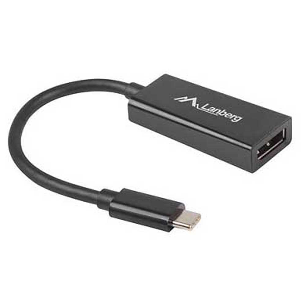 Adaptateur USB Type C vers DP F Noir 0,15M