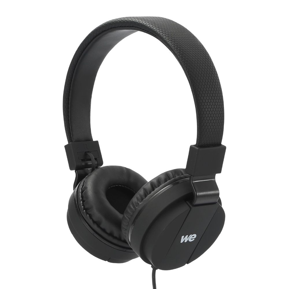 Casque avec micro filaire WE Noir 1x Jack 3.5"